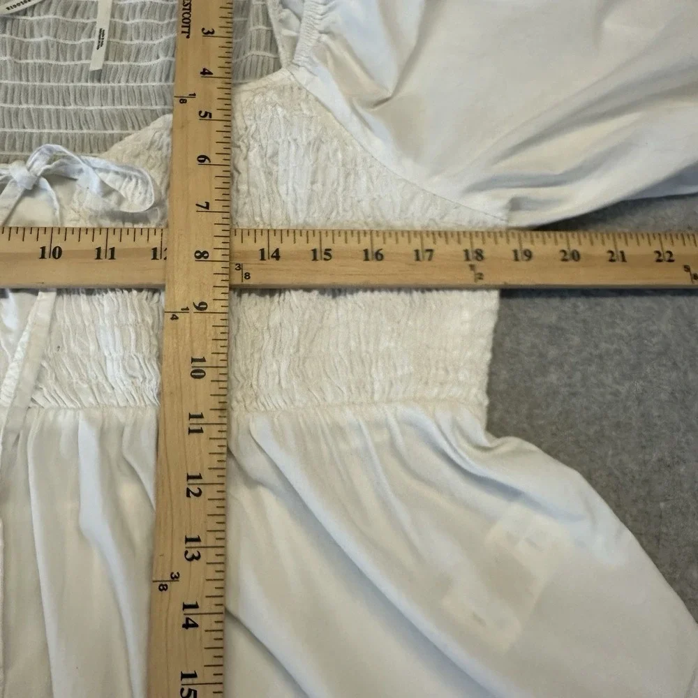Anthropologie smocked sweetheart